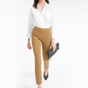 Everlane The Side-Zip Stretch Cotton Pant in Khaki Size 4